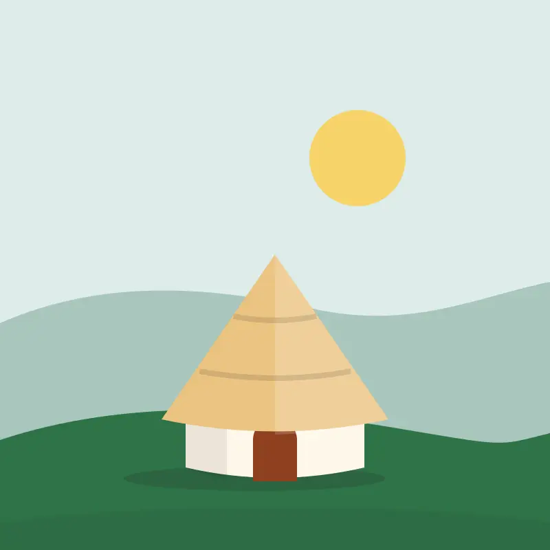 Guesthouse in Piassa (illustration)